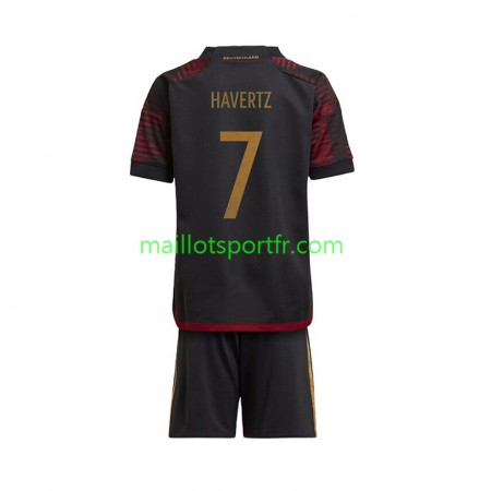 Maillot de Foot Allemagne Havertz 7 Enfant Exterieur Coupe du monde 2022